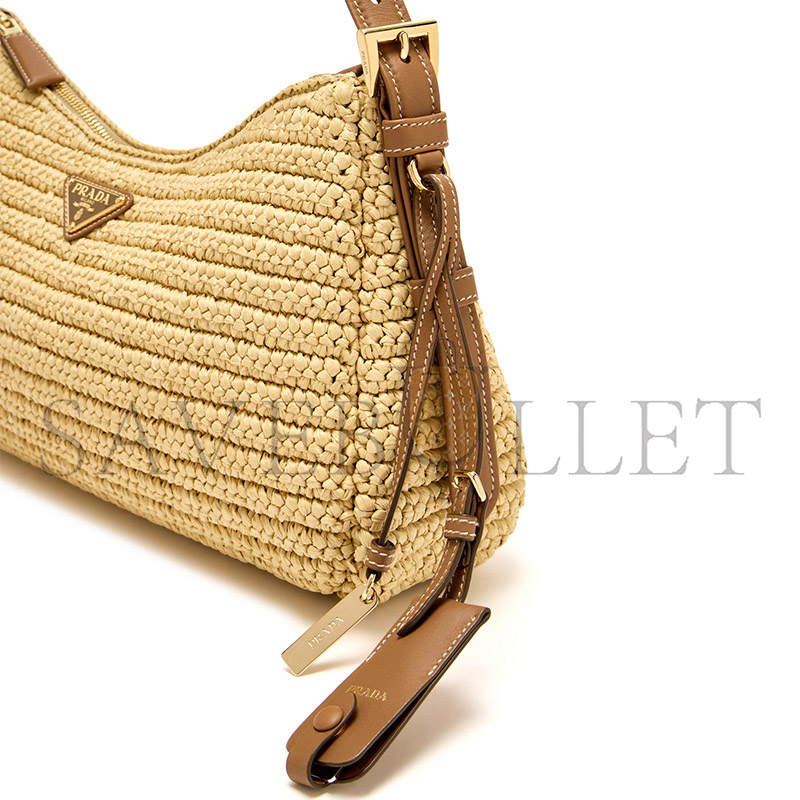 PRADA AIMÉE LARGE CROCHET SHOULDER STRAP 1BC229 (31*18*10cm) 